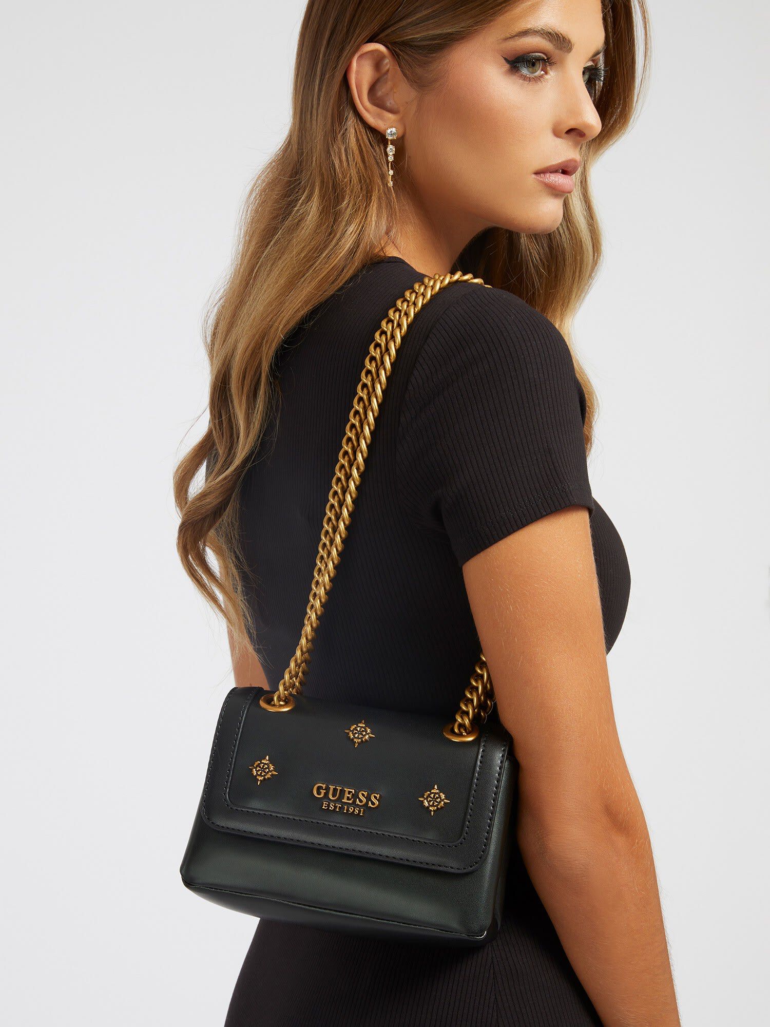 Shop GUESS Online Abey Mini Crossbody Flap