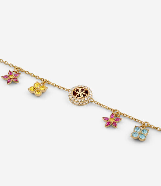 Flower charms bracelet