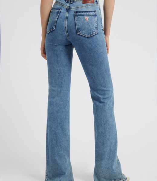 Side Split Flare Denim Pant