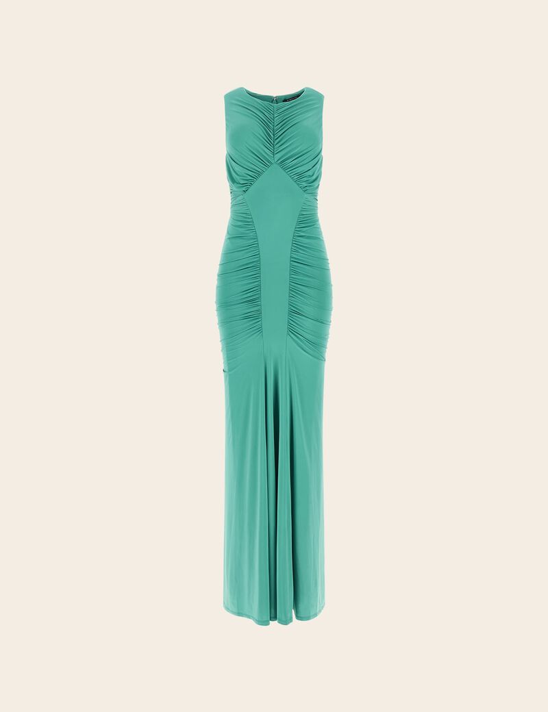 Marciano ruffles bodycon long dress