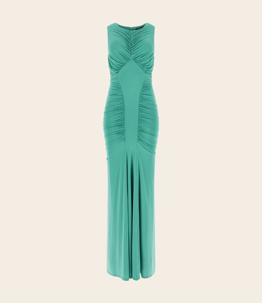 Marciano ruffles bodycon long dress