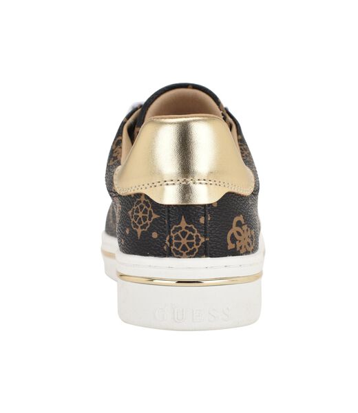 Lace Up Round Toe Sneaker with Charms