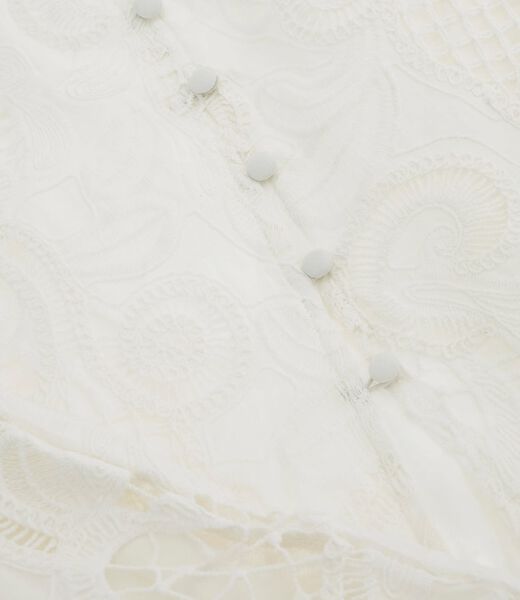 Long broderie anglaise skirt