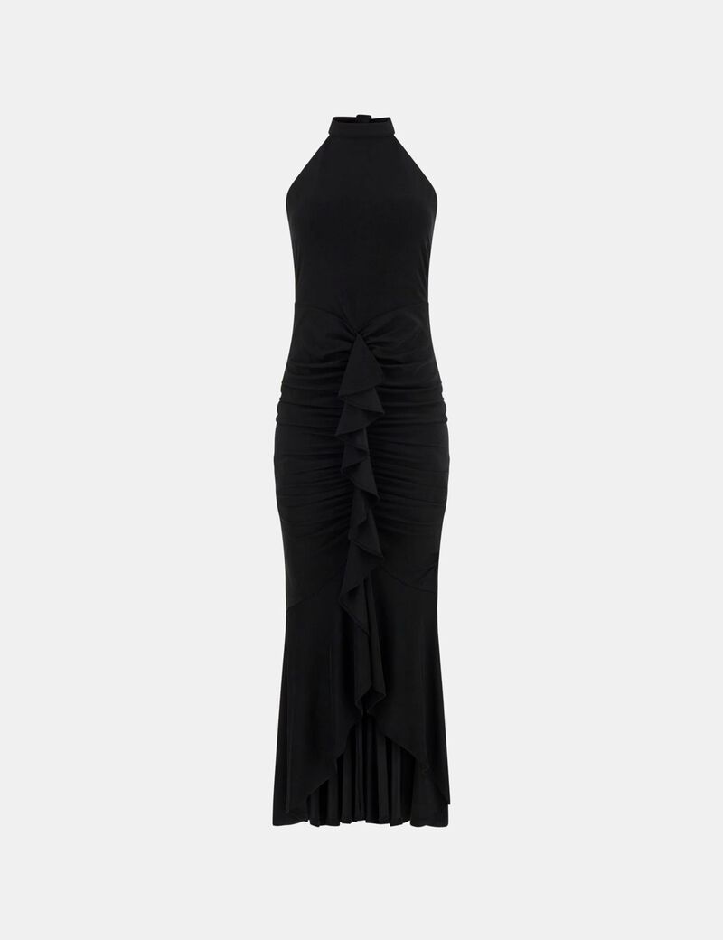 Ruffle maxi dress