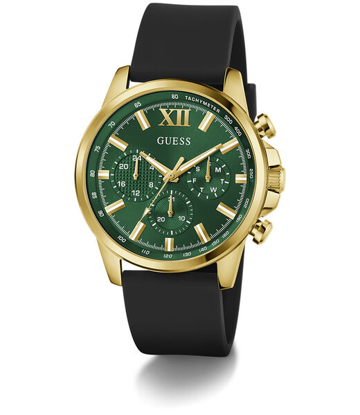 Mens Black Multi-function Watch