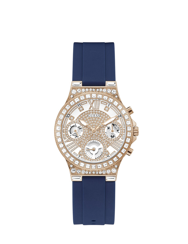 Navy And Rose Gold Multicpmplication Watch