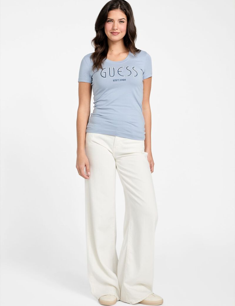 Rhinestones logo T-shirt