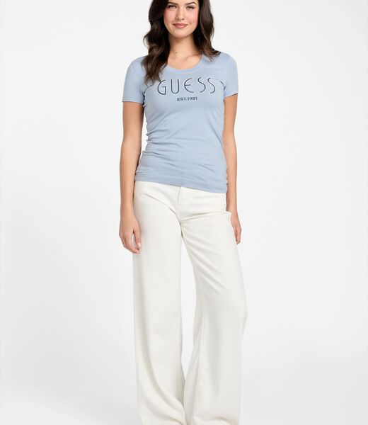 Rhinestones logo T-shirt