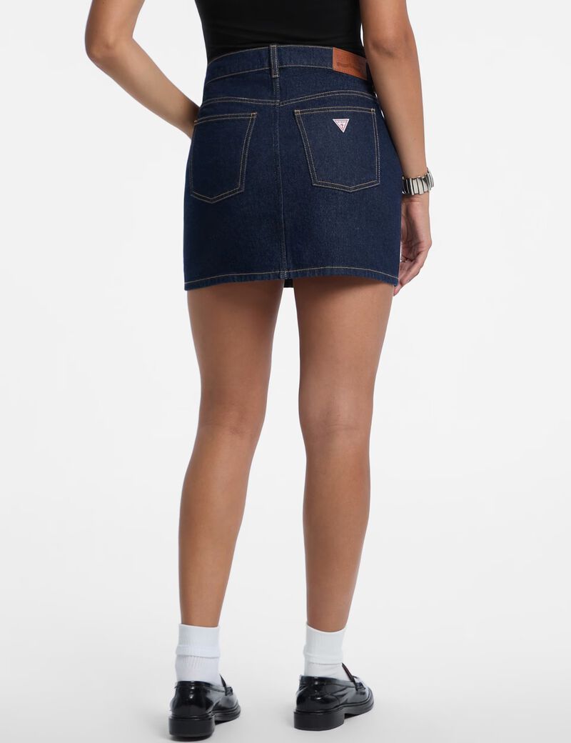 Denim mini skirt