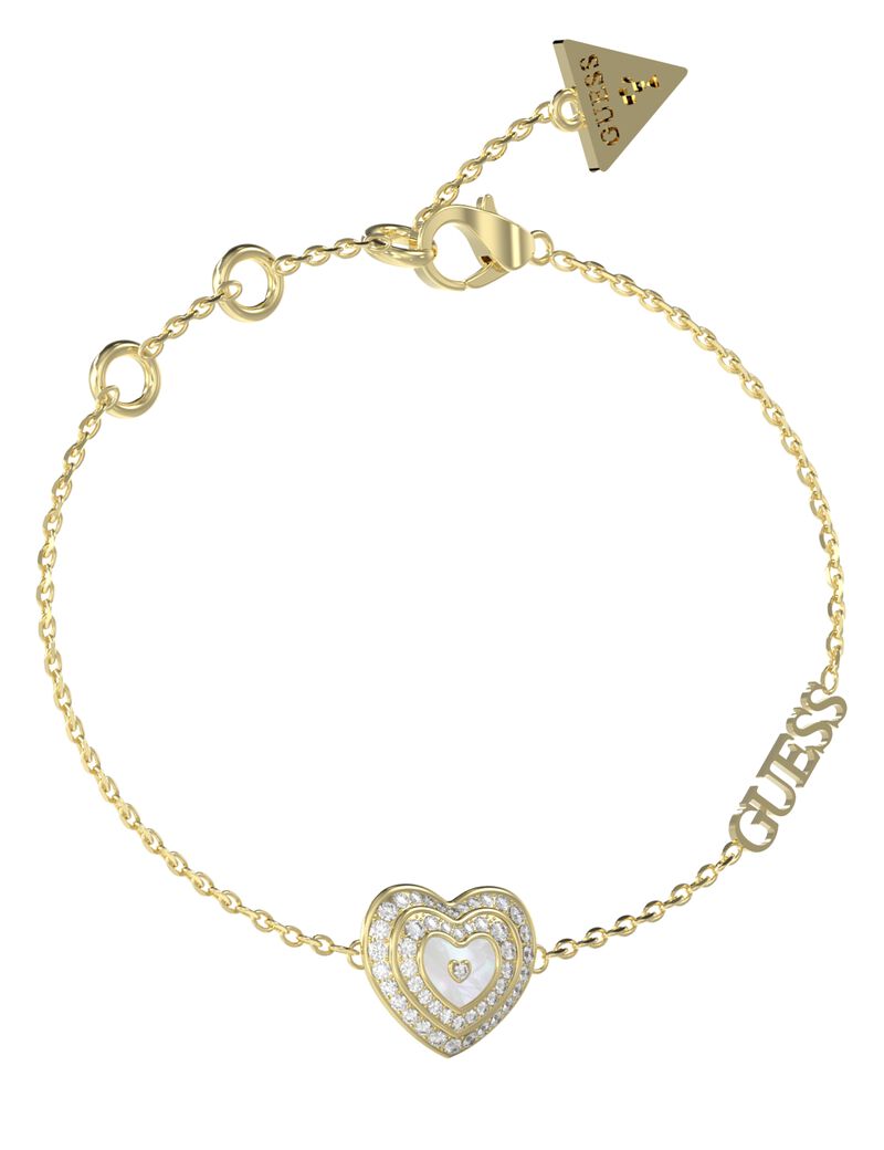 guess mop mini heart bracelet