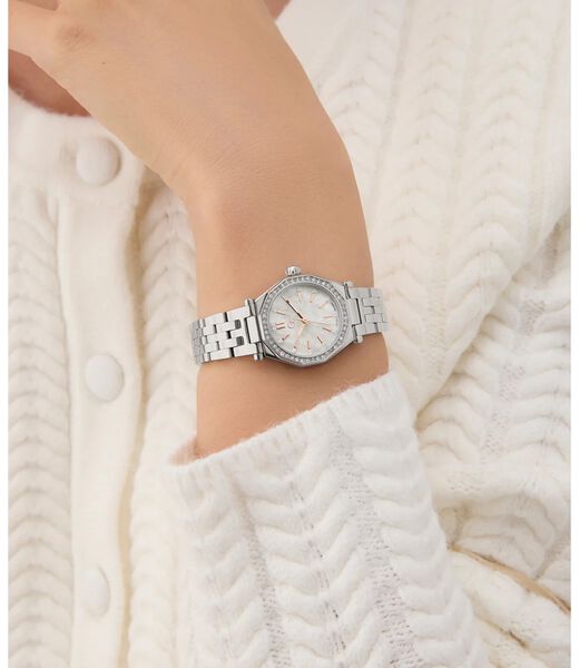 Gc Gleam metal silver tone watch