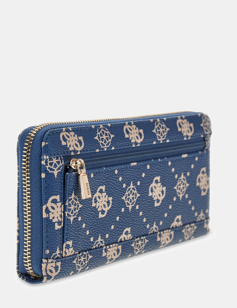 guess emelie logo slg lrg zip around