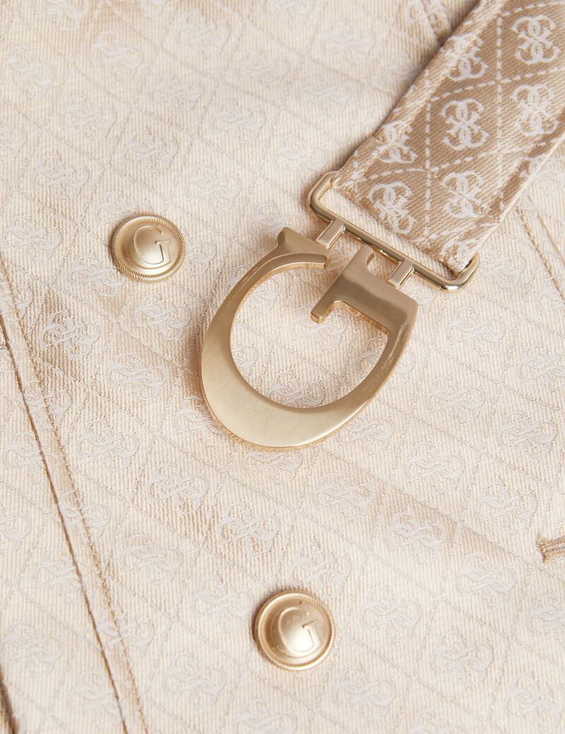 4G Logo Jacquard Trench Coat