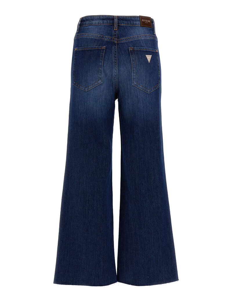 High Rise Wide Leg Denim Pant