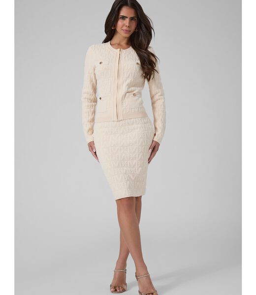 guess marciano monogram skirt