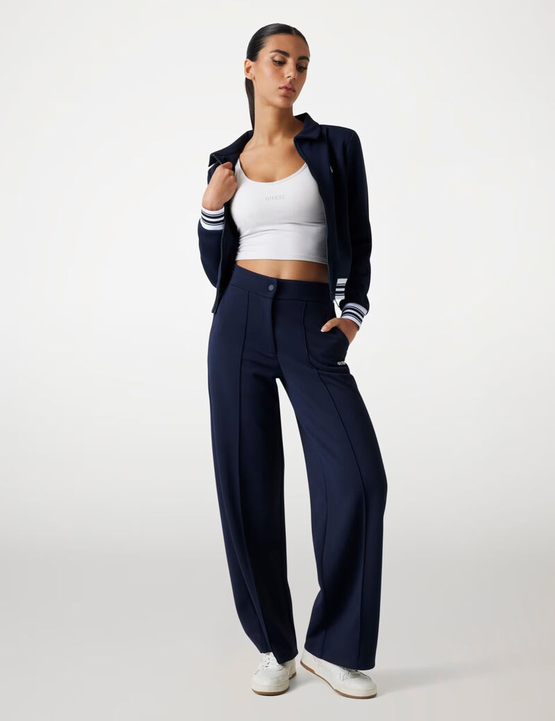 Wide-leg sweatpants