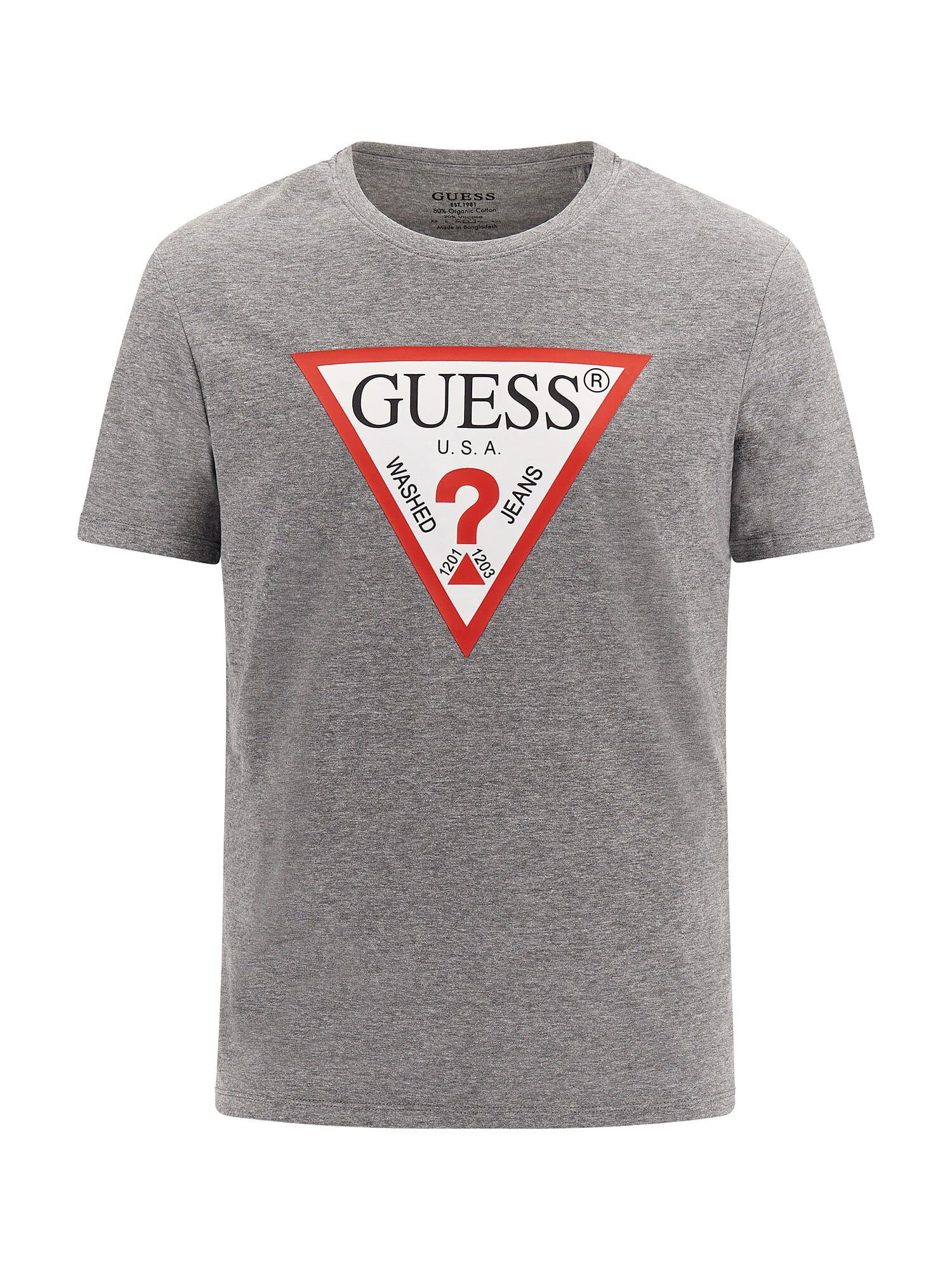 Shop GUESS Online Triangle Logo T Shirt
