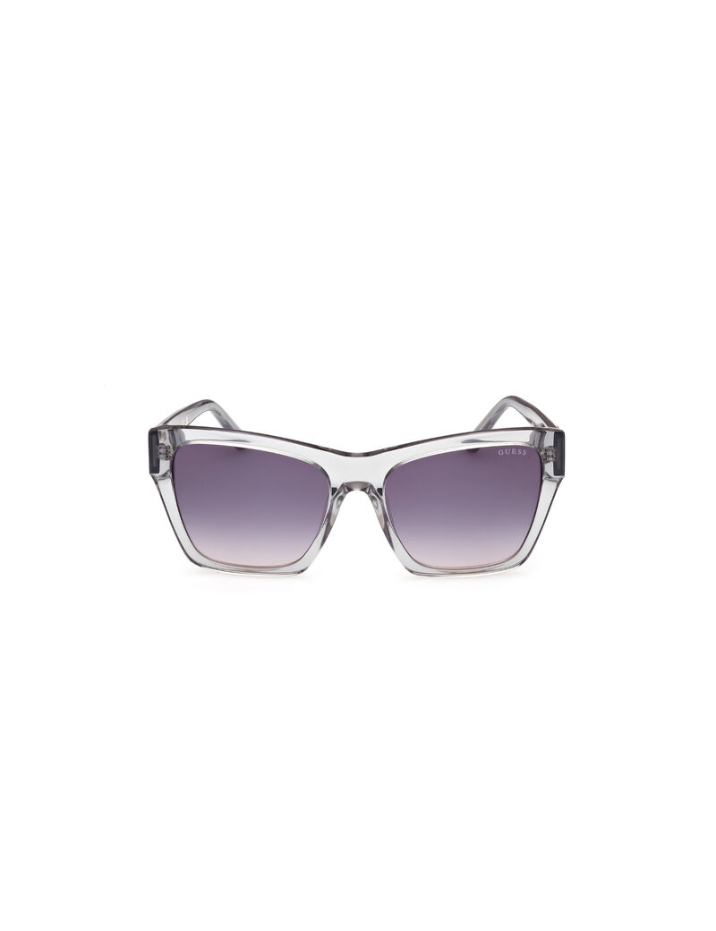 Square gradient grey smoke sunglasses