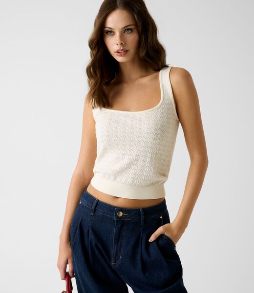 Knitted tank top