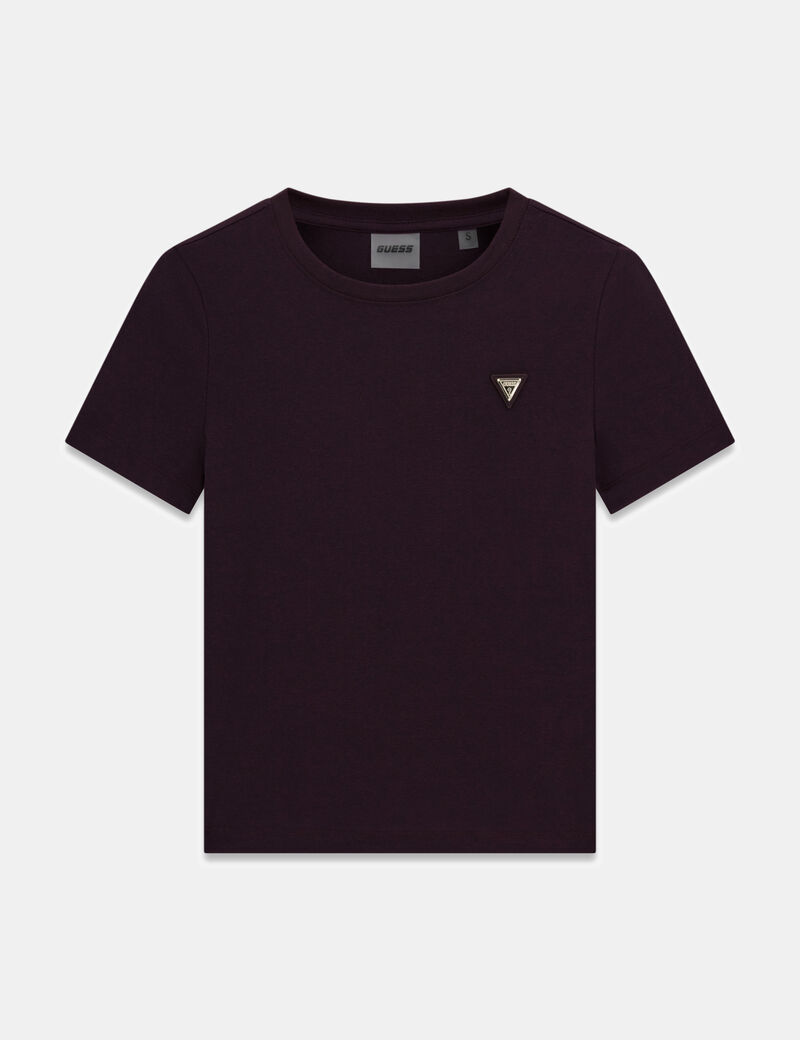 Triangle logo stretch t-shirt