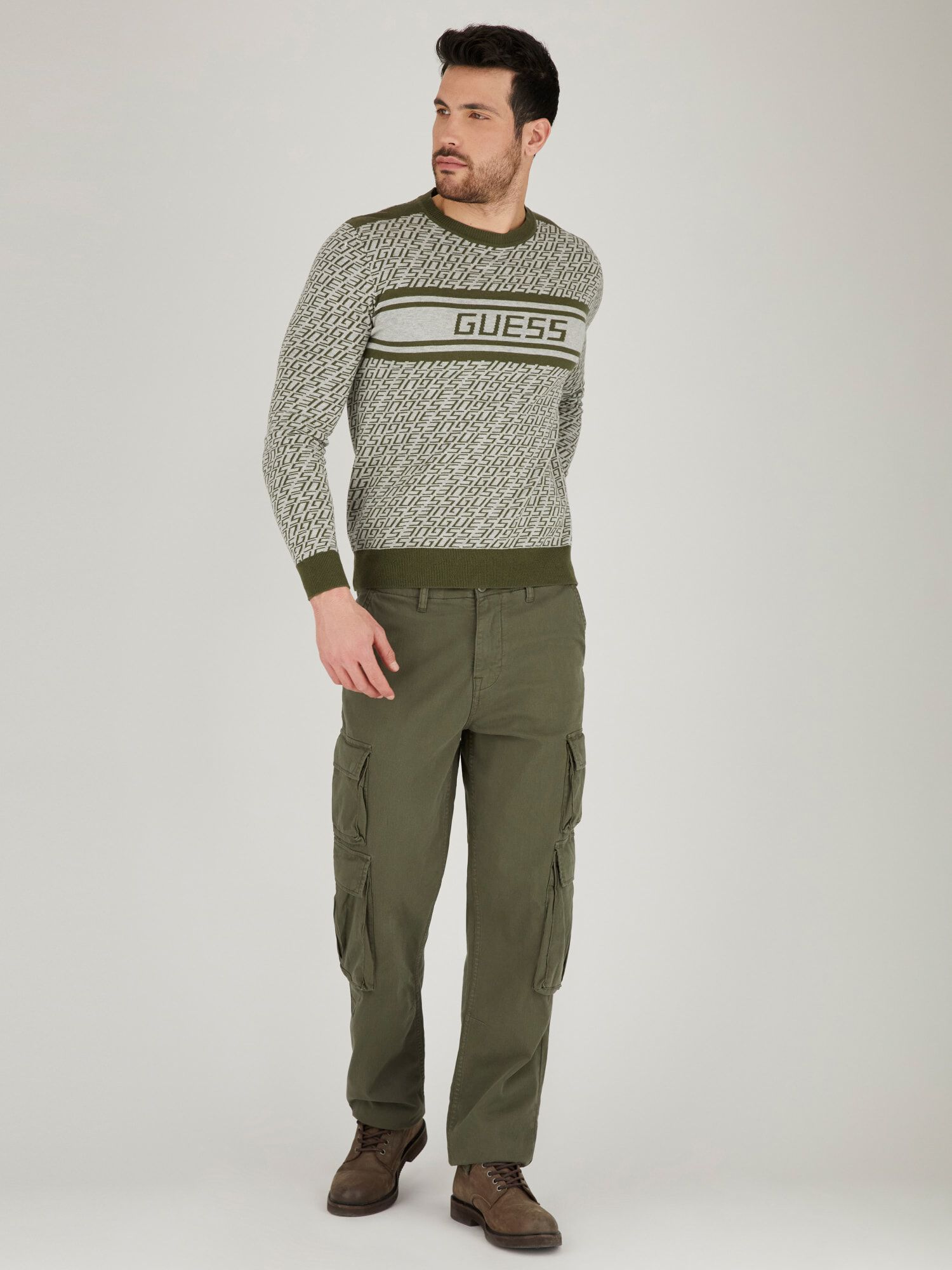 Guess cargo pants sales