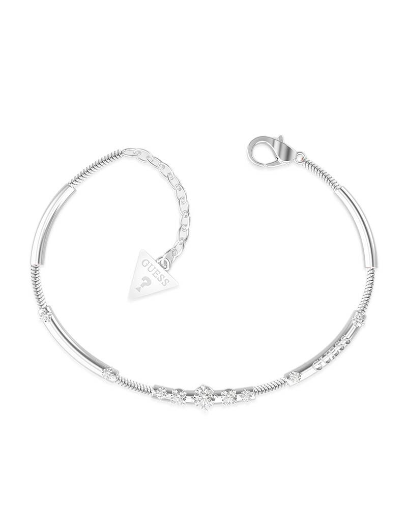 Chain & White Cz Silver
