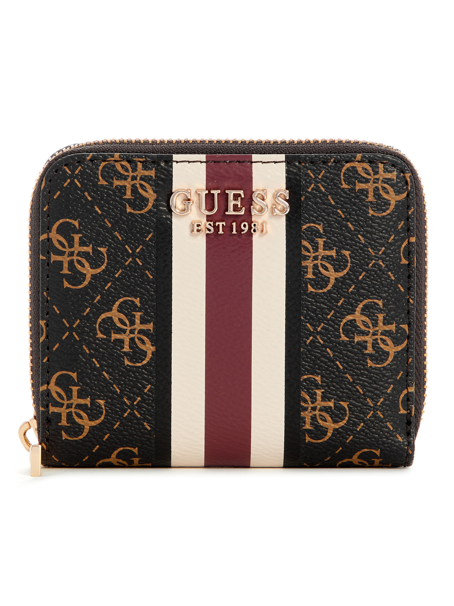 Shop GUESS Online Laurel small zip around wallet