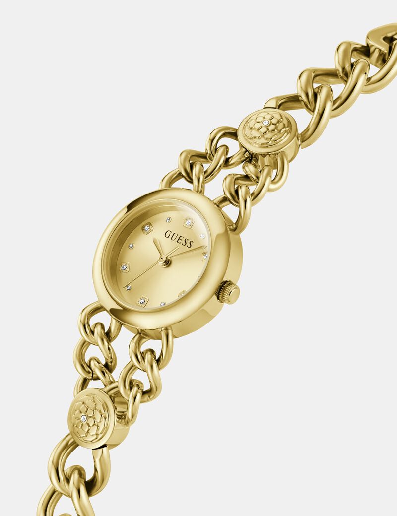 Ladies Gold Tone Analog Watch