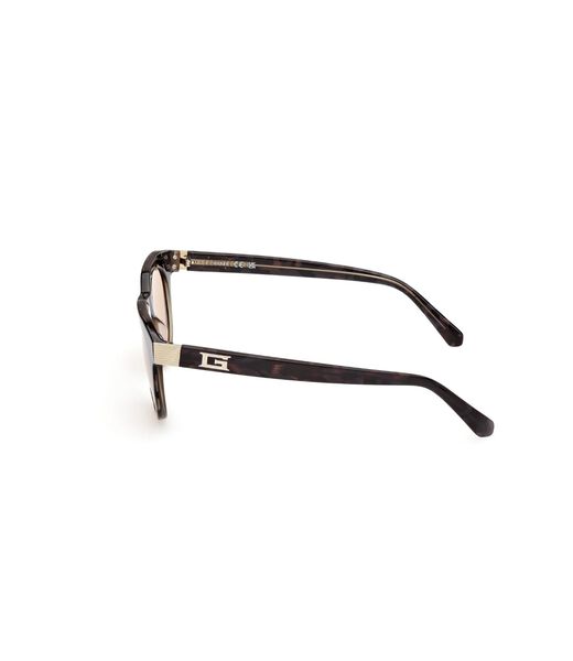 Round brown sunglasses
