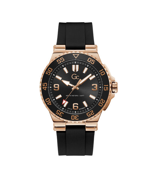 Gc Black And Gold Mens Watch
