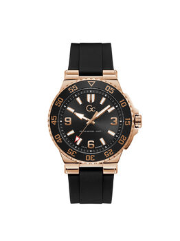 Gc Black And Gold Mens Watch