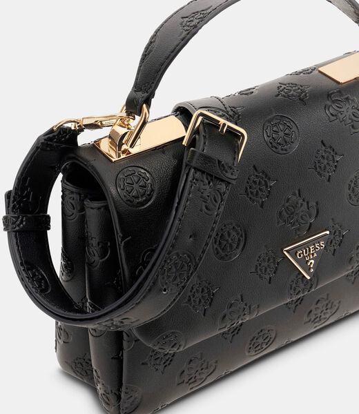 Tisha 4G peony logo handbag