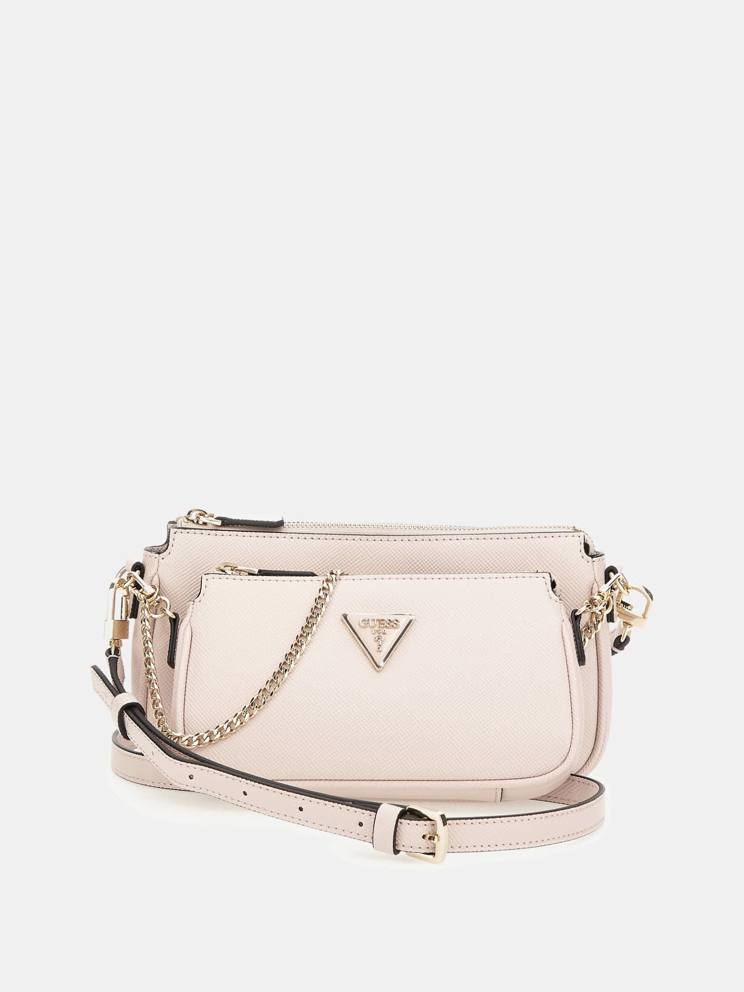 Shop GUESS Online Noelle Saffiano Mini Crossbody Bag
