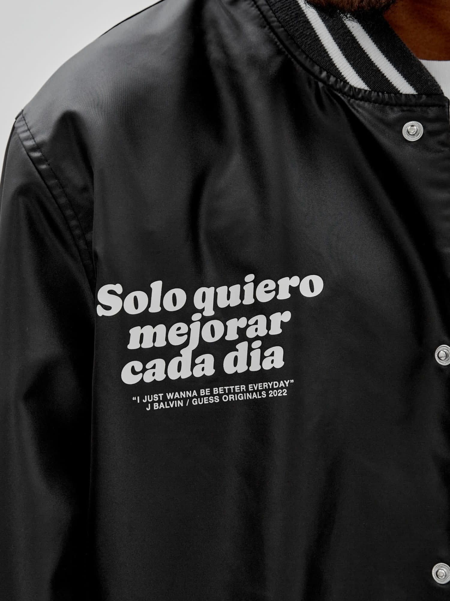 Shop GUESS Online J Balvin Front Logo Jacket