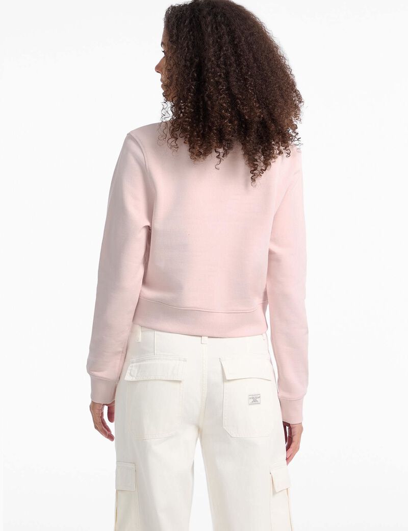 سويت شيرت قصير بطبعة شعار الماركة