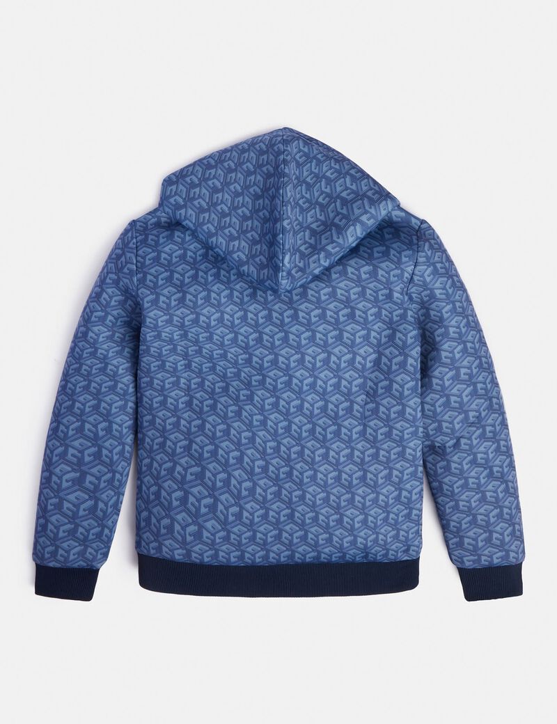 All Over G-Cube Logo Print Sweatshirt