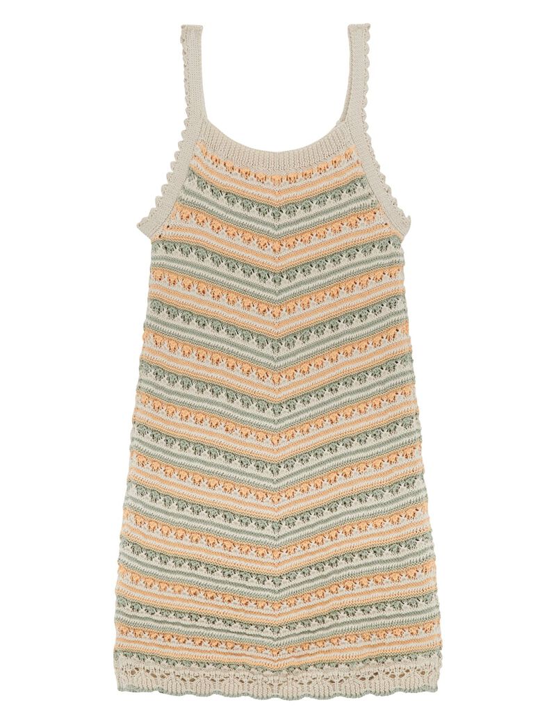 Crochet midi dress