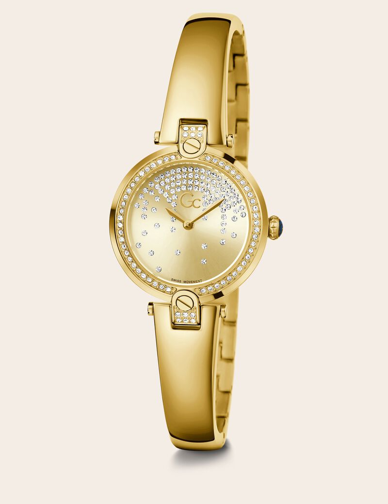 Gc steel analogue watch