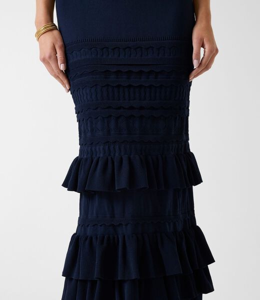 Marciano ruffle long dress