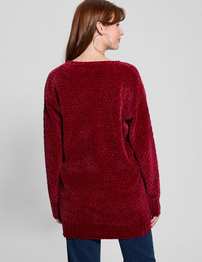 Chenille relaxed fit sweater