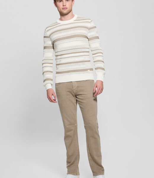 Regular-fit striped sweater