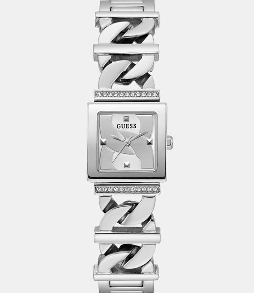 Analogue watch with chain detail
