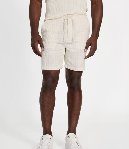 Checked texture shorts