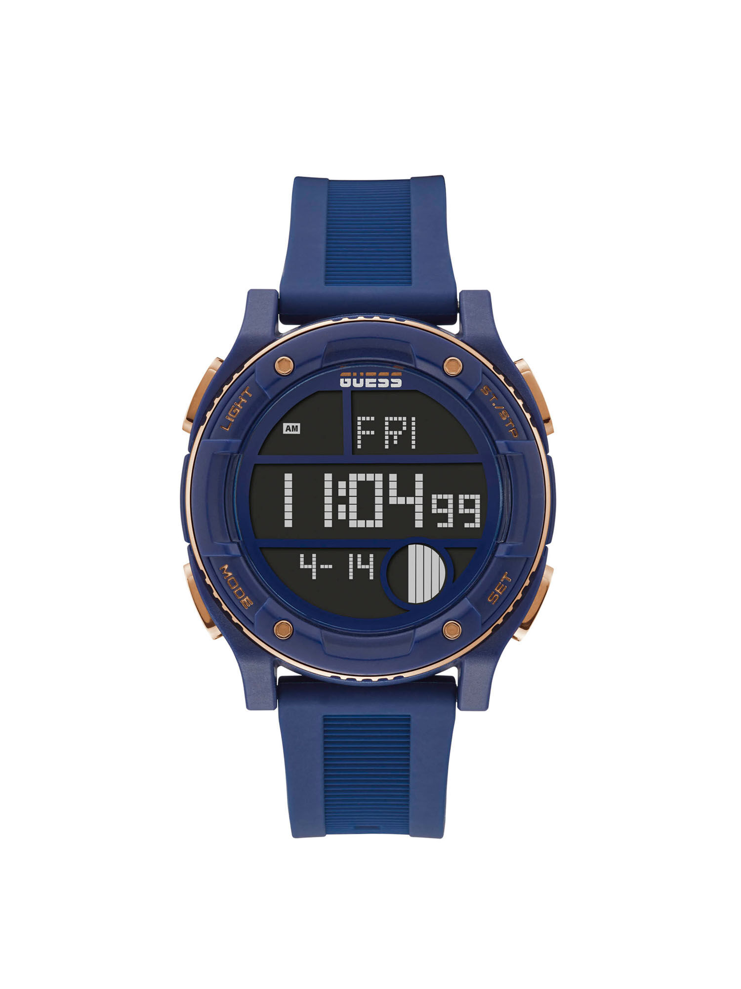 Shop GUESS Online Blue Digital Watch