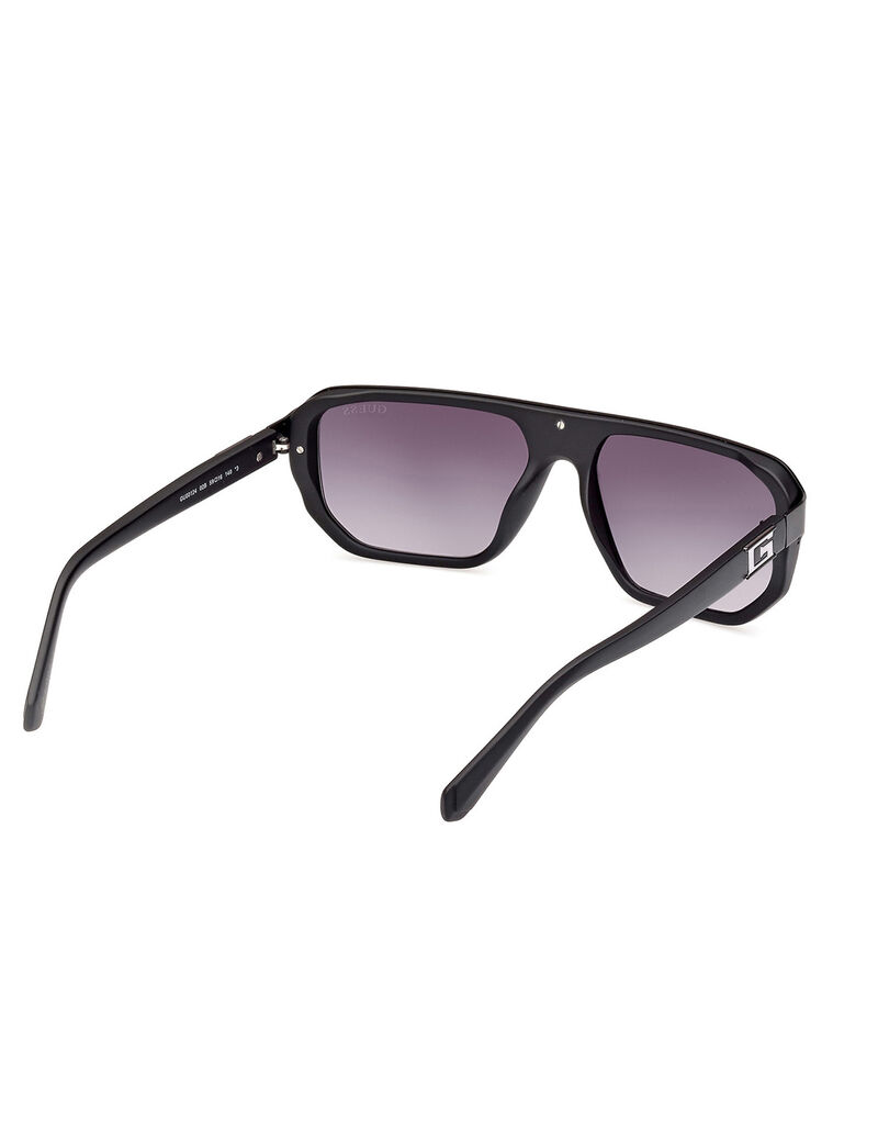 Rectangular Full Rim Sunglasses