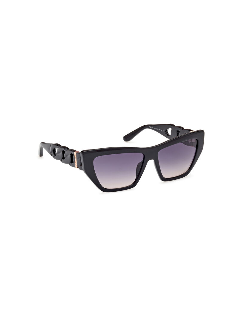 Geometric plastic sunglasses