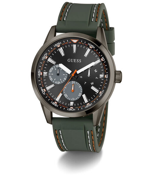 Mens Green Gunmetal Multi-function Watch
