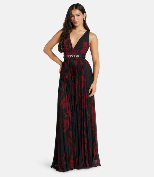 Nouveau floral maxi dress