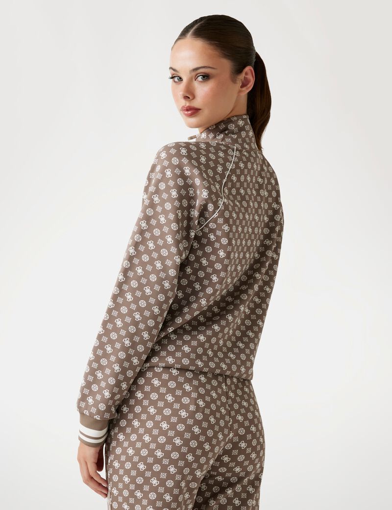 Full zip scuba sweatshirt&nbsp;