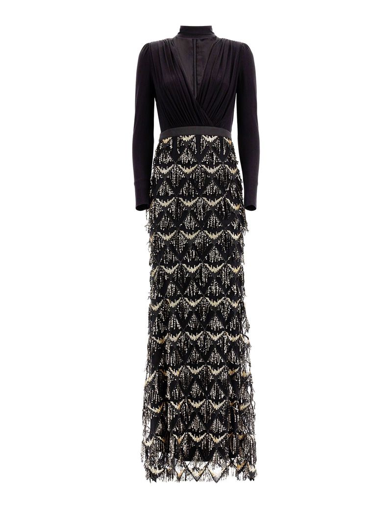 Marciano Sequins Long Dress